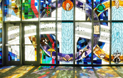 stained glass window